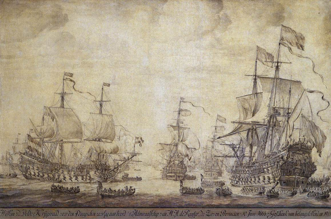 council of war on board de zeven provincien